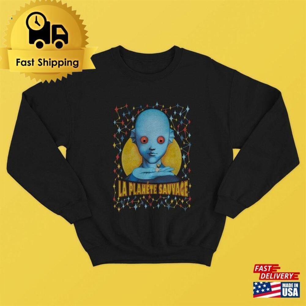 70S Cult Movie Shirt Fantastic Planet Sci Fi Weird Classic Sweatshirt